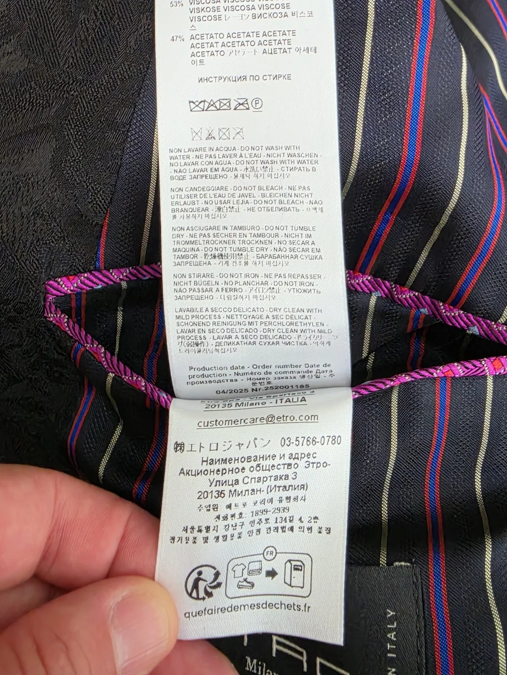 Black Men's ETRO Blazer with Colorful Peacock Floral Embroidery